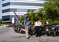 JerzyAbhijitOutsideOffice. Click to enlarge. 